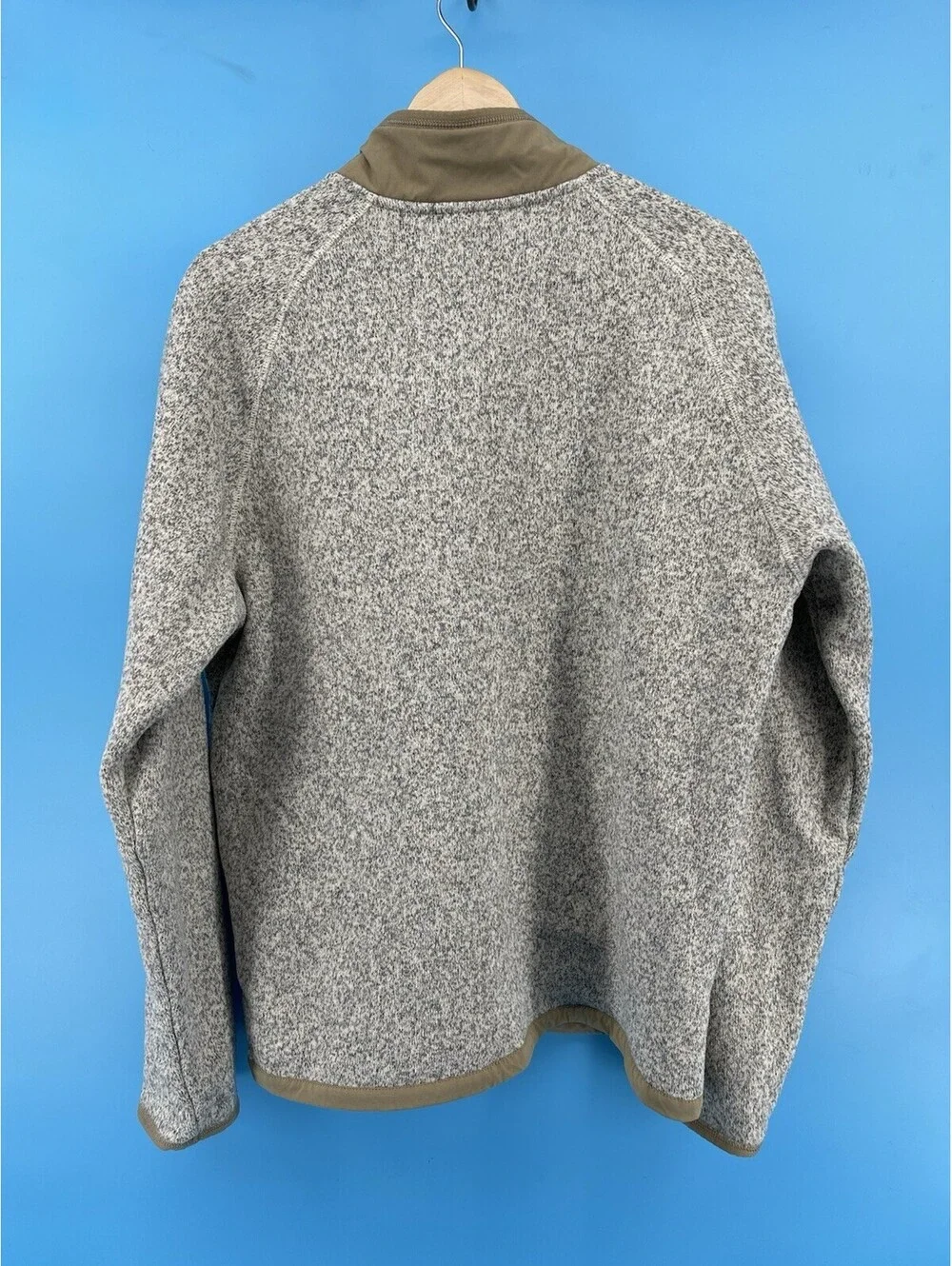 The North Face Men’s L Full Zip Sweater Fleece Jacket Gray Outdoor Coat